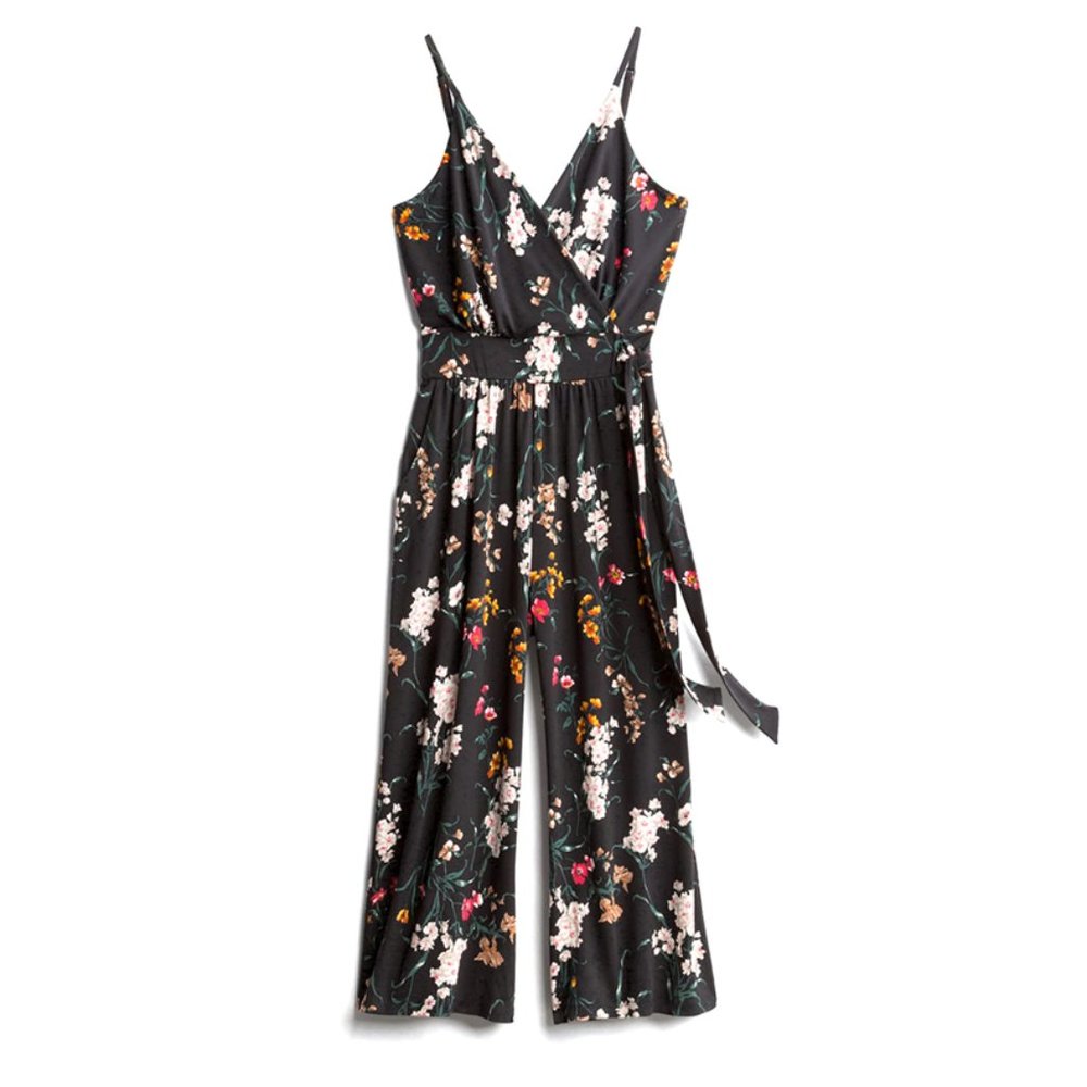 KAILEIGH Rica Knit Crop Jumpsuit